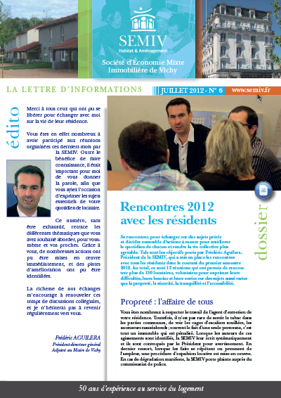 Lettre d'informations n°6